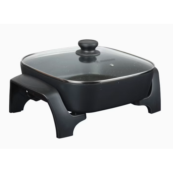 WHEF02K Westinghouse Square Frypan 2000W with Cast in Element